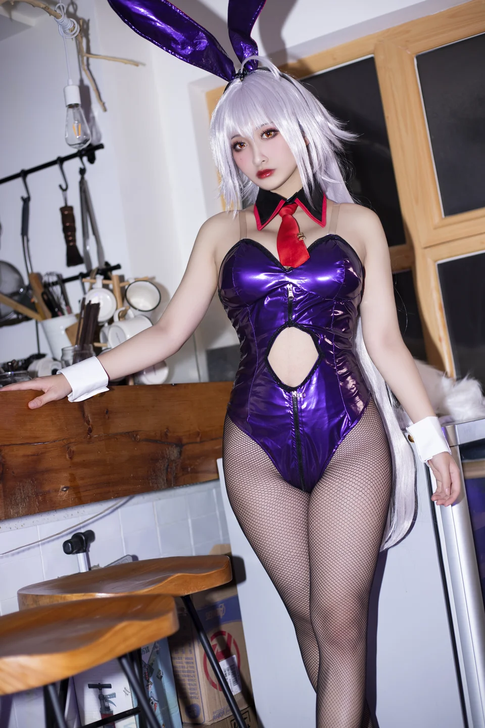 洛璃 LoLiSAMA - No.079 FGO：黑贞兔子 [42P,1V-752MB] tg@simisebaisi 【丝足阁】005.webp